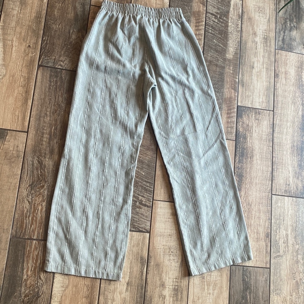 Sienna Sky light blue Striped Joggers - Picture 3 of 11